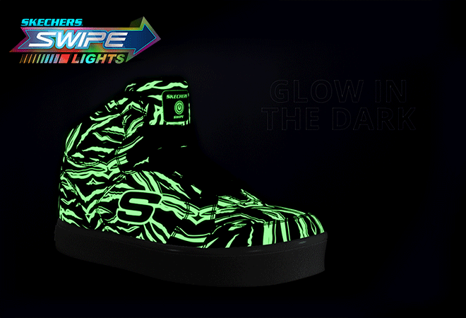 skechers glow in the dark shoes